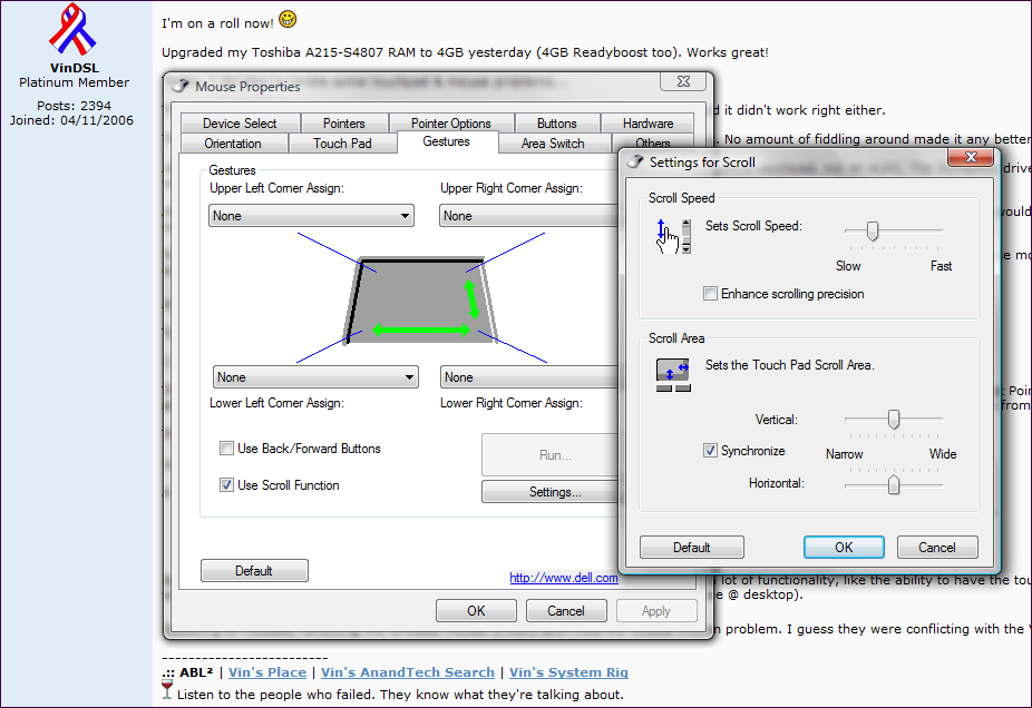 Windows and Android Free Downloads : Alps touchpad driver xp dell d620